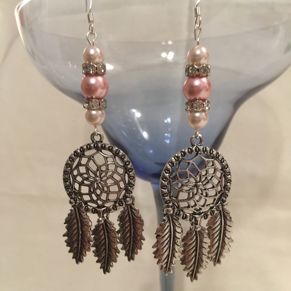 Handmade Jewelry - BOHO Style Handmade Dreamcatcher Earrings